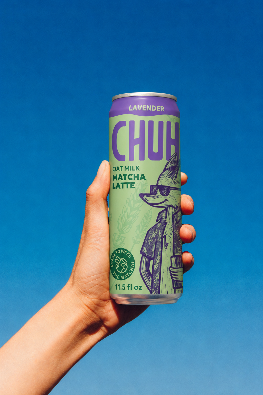 Lavender Canned Matcha Latte