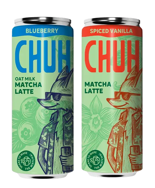 Blueberry Matcha Latte