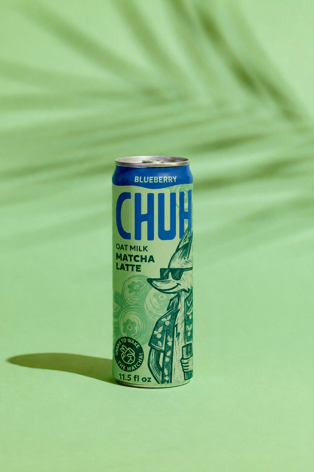 Blueberry Oat Milk Canned Matcha Latte
