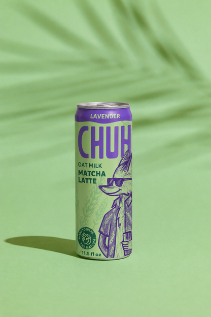 Lavender Canned Matcha Latte