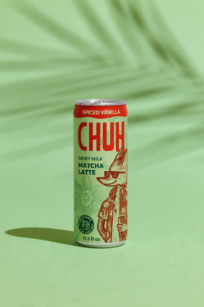 Spiced Vanilla Canned Matcha Latte