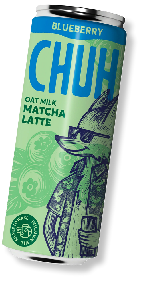 Blueberry Oat Milk Canned Matcha Latte
